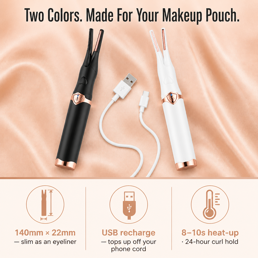 VeluxeCurl™ — Soulevez des cils raides en un curling de salon de 24 heures