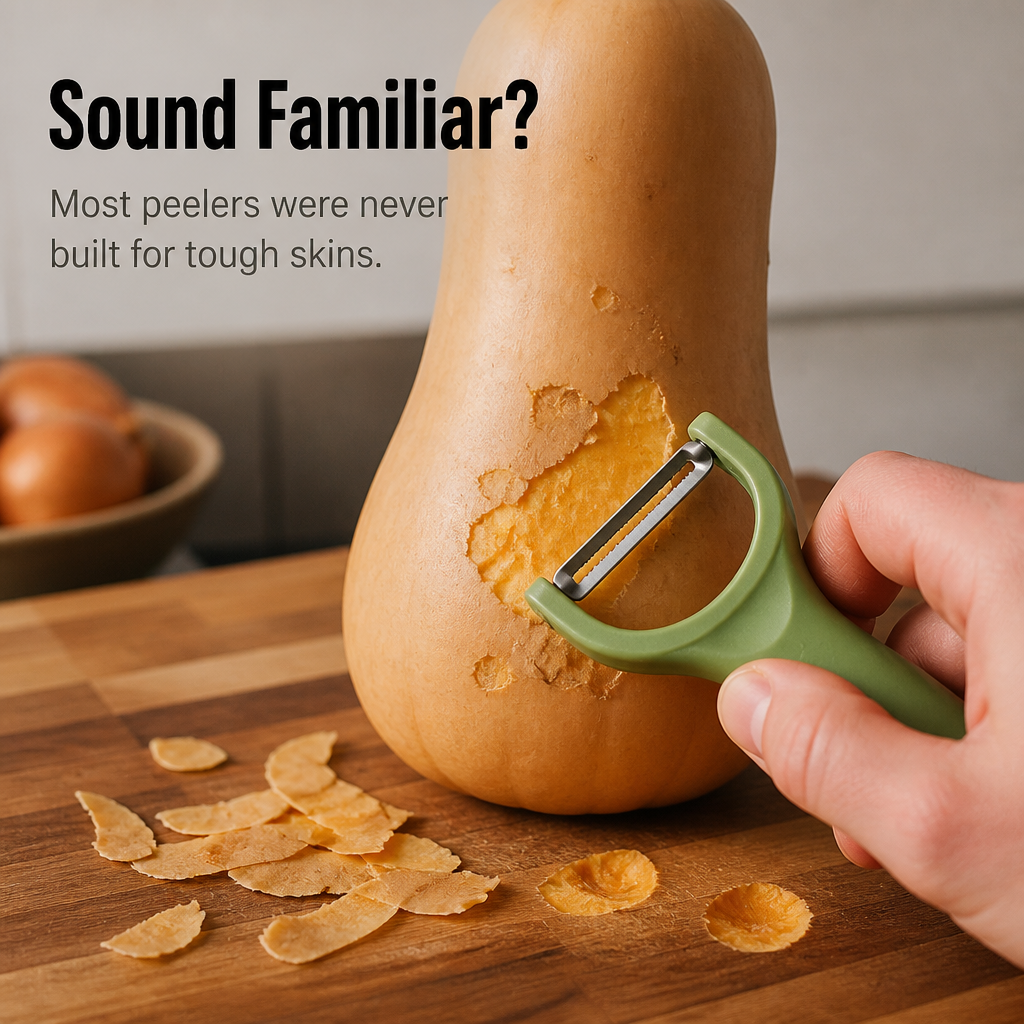 VitaSlice™ — Glissez à Travers la Citrouille, la Courge & les Peaux Dures Sans Couteau