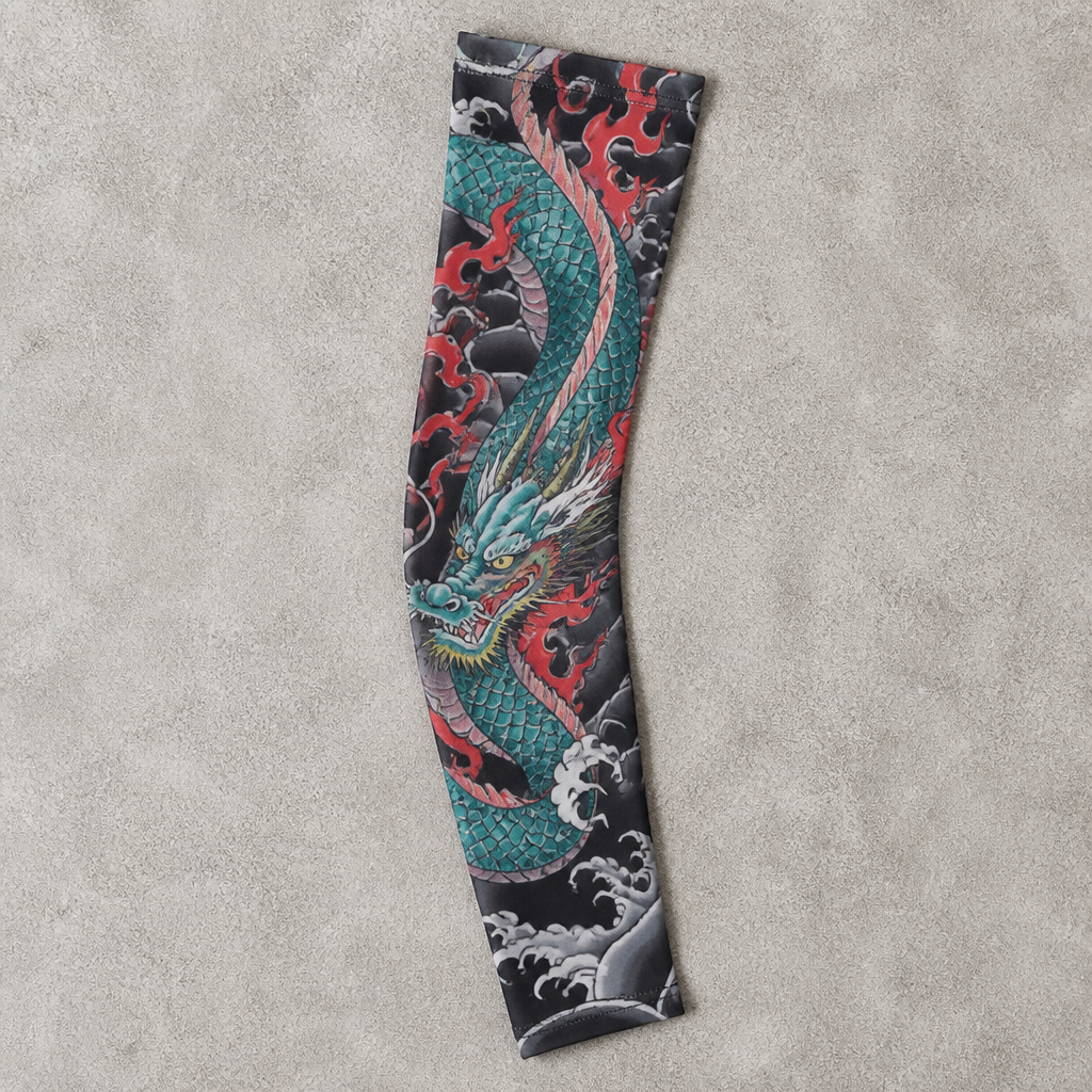 ArborSkin™ – Manchon de Protection Solaire UPF 50+ avec Imprimé Tatouage Japonais