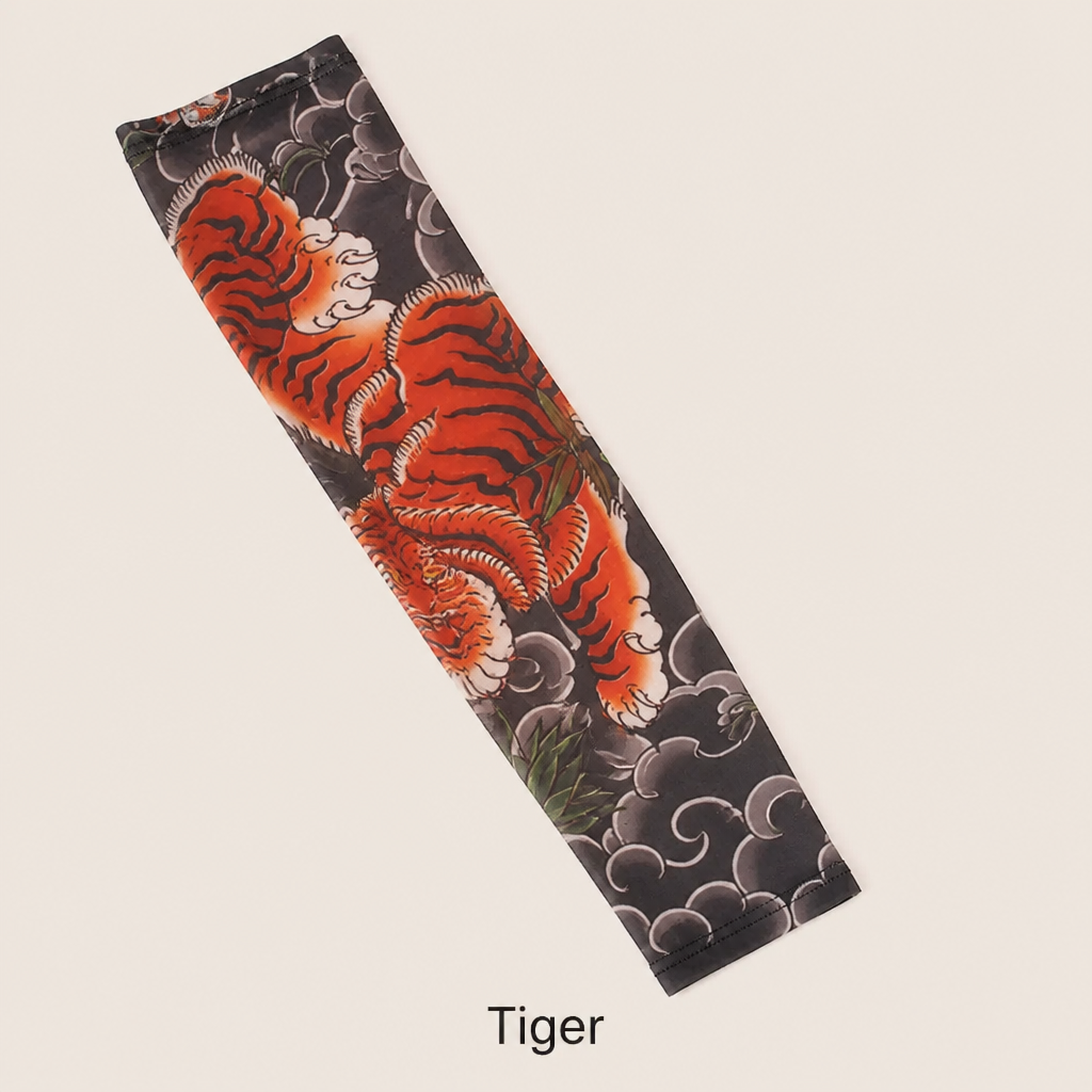 ArborSkin™ – Manchon de Protection Solaire UPF 50+ avec Imprimé Tatouage Japonais