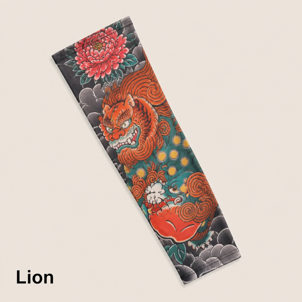 ArborSkin™ – Manchon de Protection Solaire UPF 50+ avec Imprimé Tatouage Japonais
