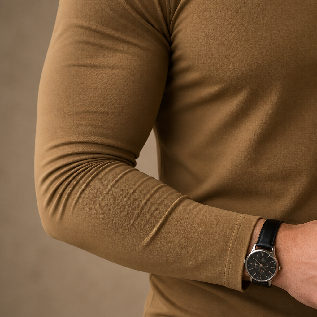 Marsilio™ – Col Roulé Sculptant Ajusté pour Hommes
