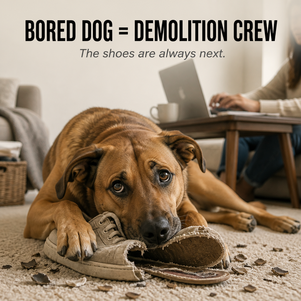 DashRoll™ — Épuisez l'énergie de votre chien pendant que vous travaillez, les mains libres