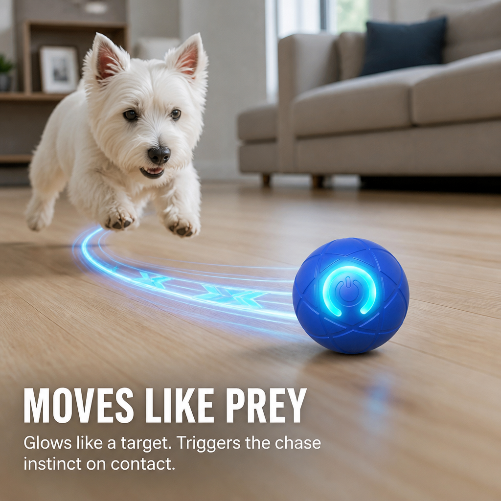 DashRoll™ — Épuisez l'énergie de votre chien pendant que vous travaillez, les mains libres