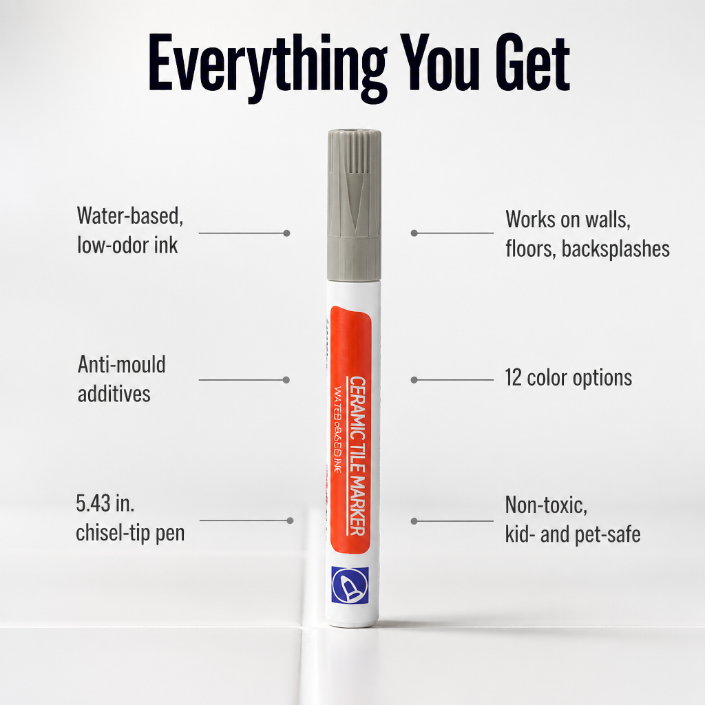 AquaShield™ — Couvrez le coulis taché en quelques minutes sans re-jointoyer ni frotter