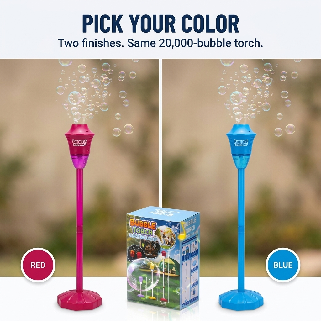 BubbleWhirl™ — Remplissez n'importe quelle fête avec 20 000 bulles, couleur LED et musique