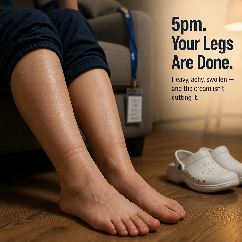 LumaLift™ — Réveillez-vous avec des jambes plus légères après une journée sur vos pieds | Pack de 8 patchs