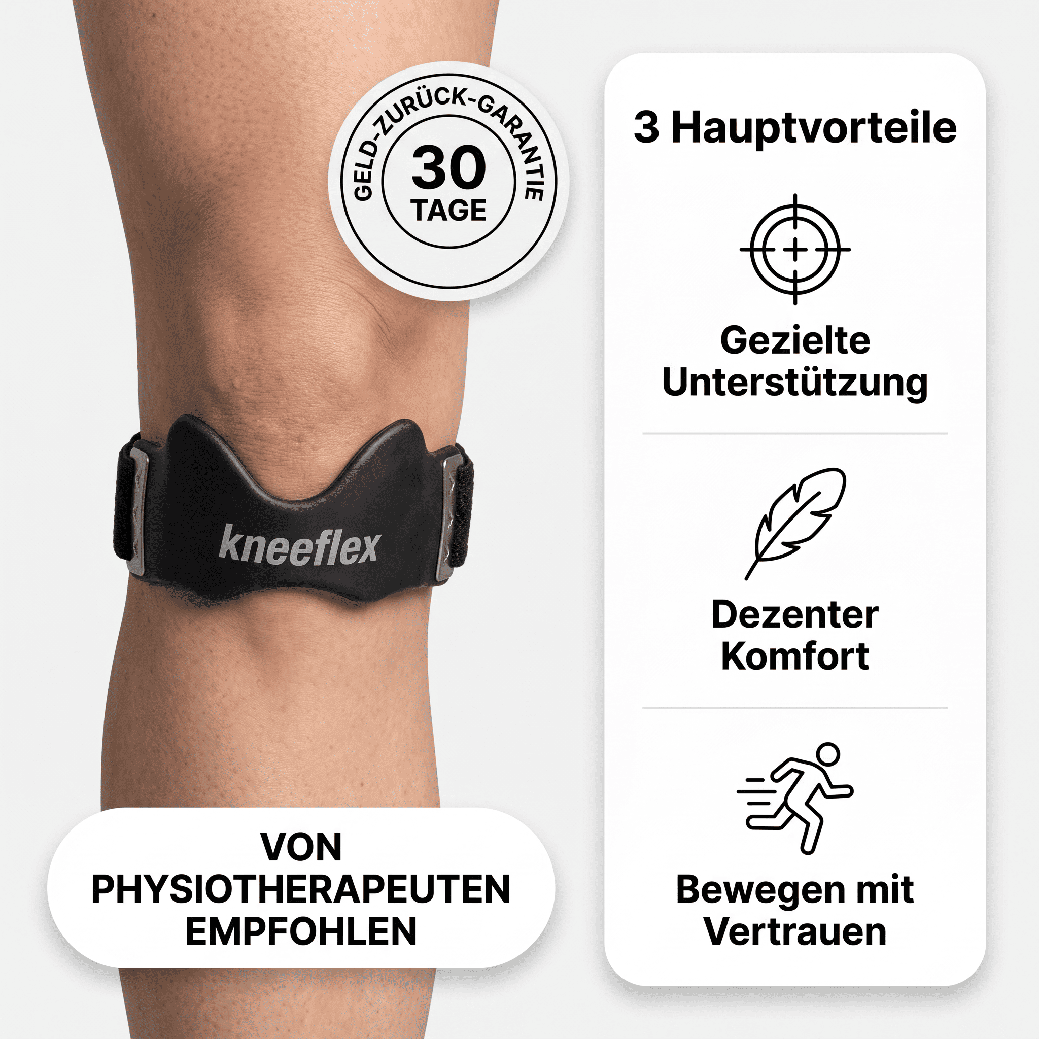 KnieBand™ Bande de tendon patellaire pour le sport et la vie quotidienne