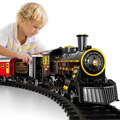 Ensemble de Train Électrique pour Enfants – Fonctionnement sur Batterie avec Effets Sonores