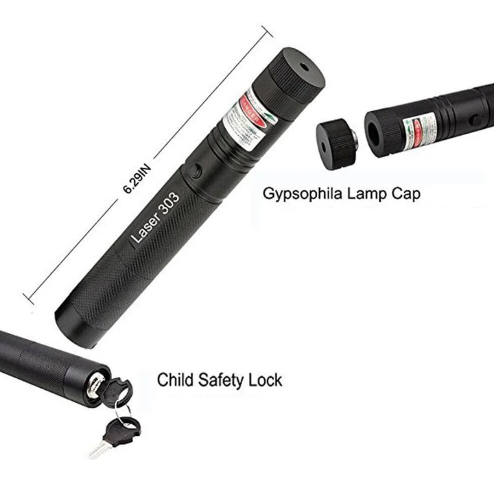 Pointeur Laser Portable Haute Intensité pour Présentations et Activités Extérieures