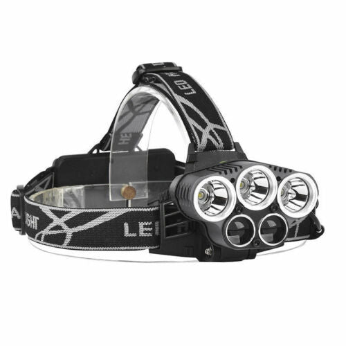 Ensemble de lampes frontales LED étanches 5X avec haute puissance