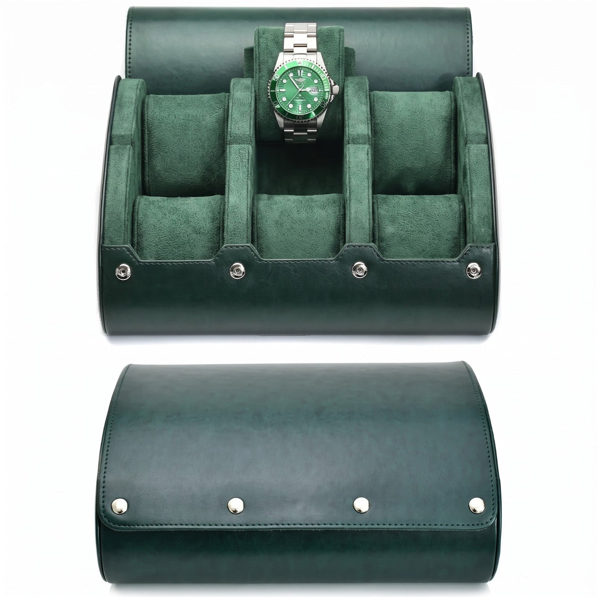 Boîte de Rangement pour Montres - Boîtier de montres de luxe en cuir