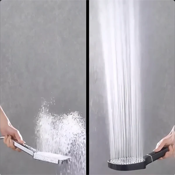 Douchette haute pression avec filtre pour basse pression d'eau, modes de jet réglables et économie d'eau | Sansoti