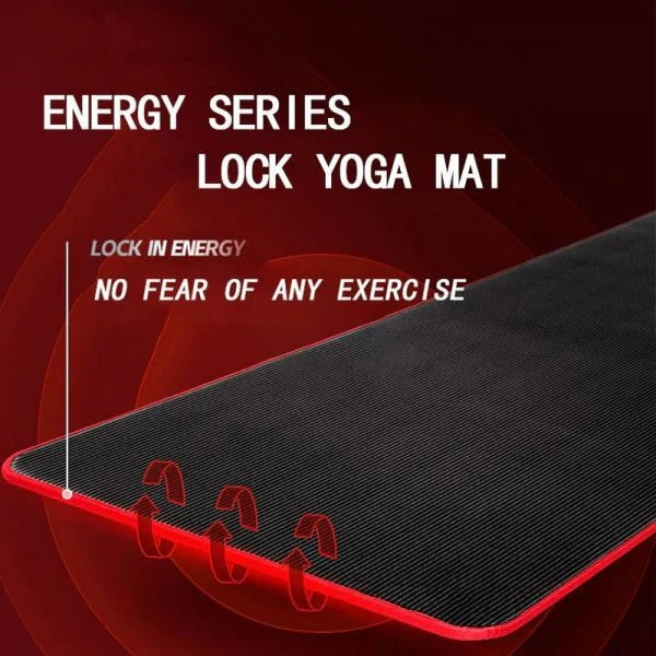 Tapis de Yoga et d'Exercice Extra Rembourré en Haute Densité pour Hommes
