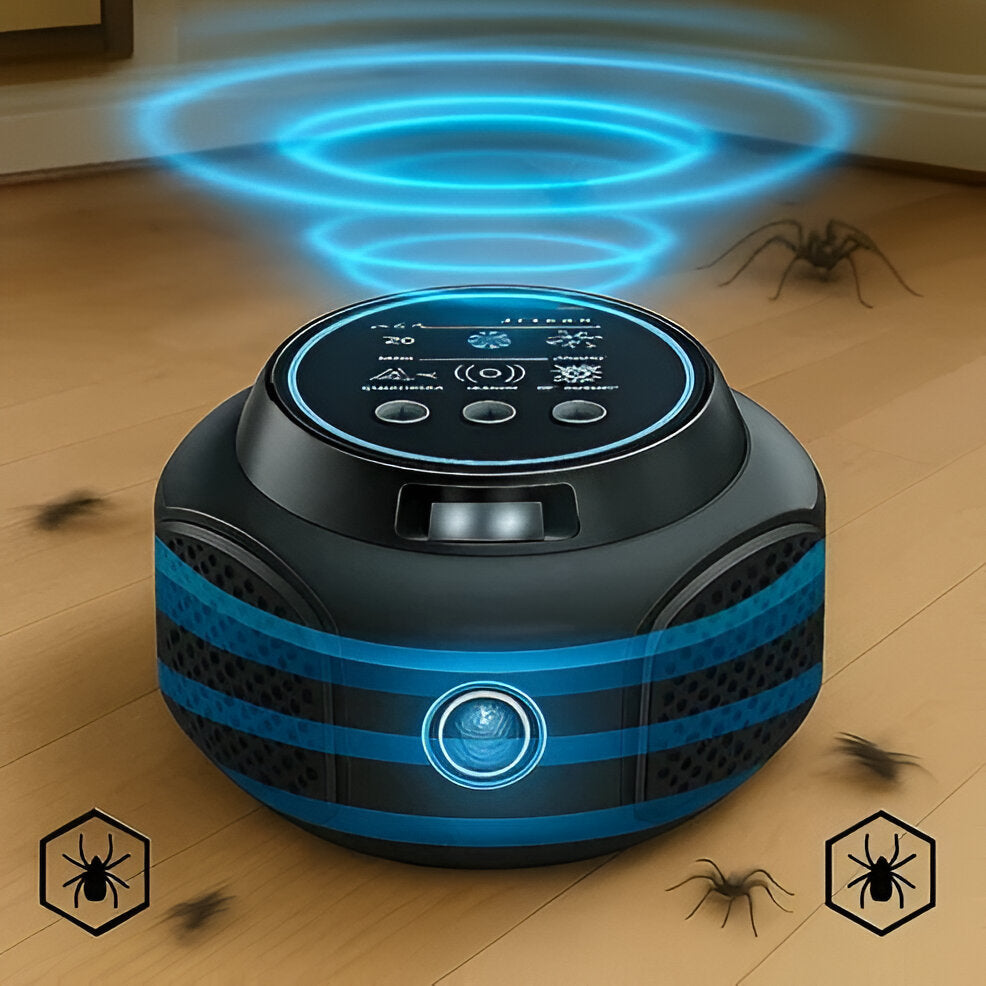 Dispositif Répulsif Ultrasonique pour Araignées pour la Gestion des Nuisibles à Domicile