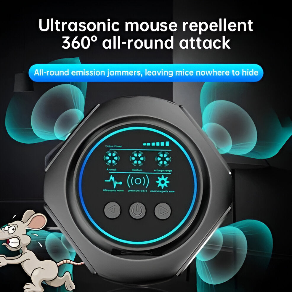 Dispositif Répulsif Ultrasonique pour Araignées pour la Gestion des Nuisibles à Domicile