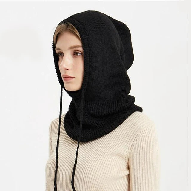 Bonnet en Cachemire Doux Tricoté pour l'Hiver et le Temps Froid