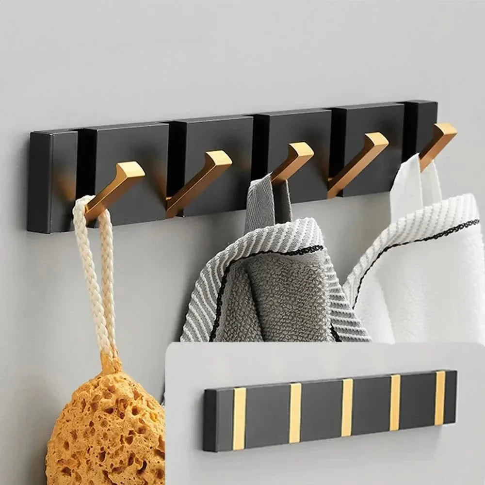 Crochet mural en acier inoxydable élégant – Gain de place & style pour chaque maison