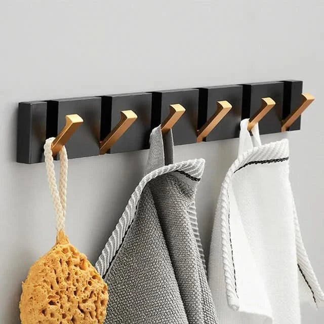 Crochet mural en acier inoxydable élégant – Gain de place & style pour chaque maison