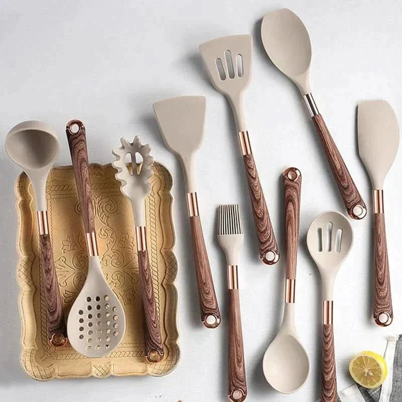 ChefSilica – Ensemble de cuisine premium en silicone de 10 pièces