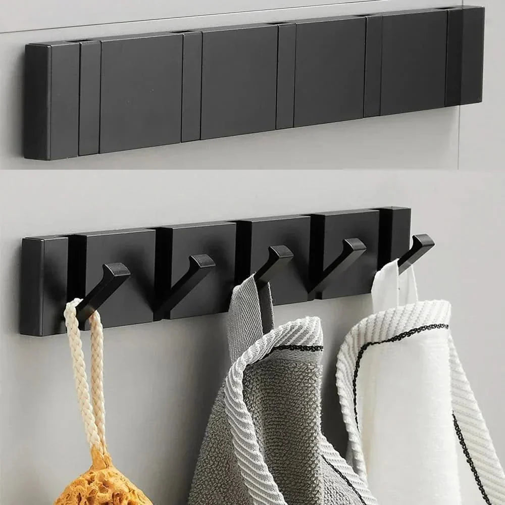 Crochet mural en acier inoxydable élégant – Gain de place & style pour chaque maison
