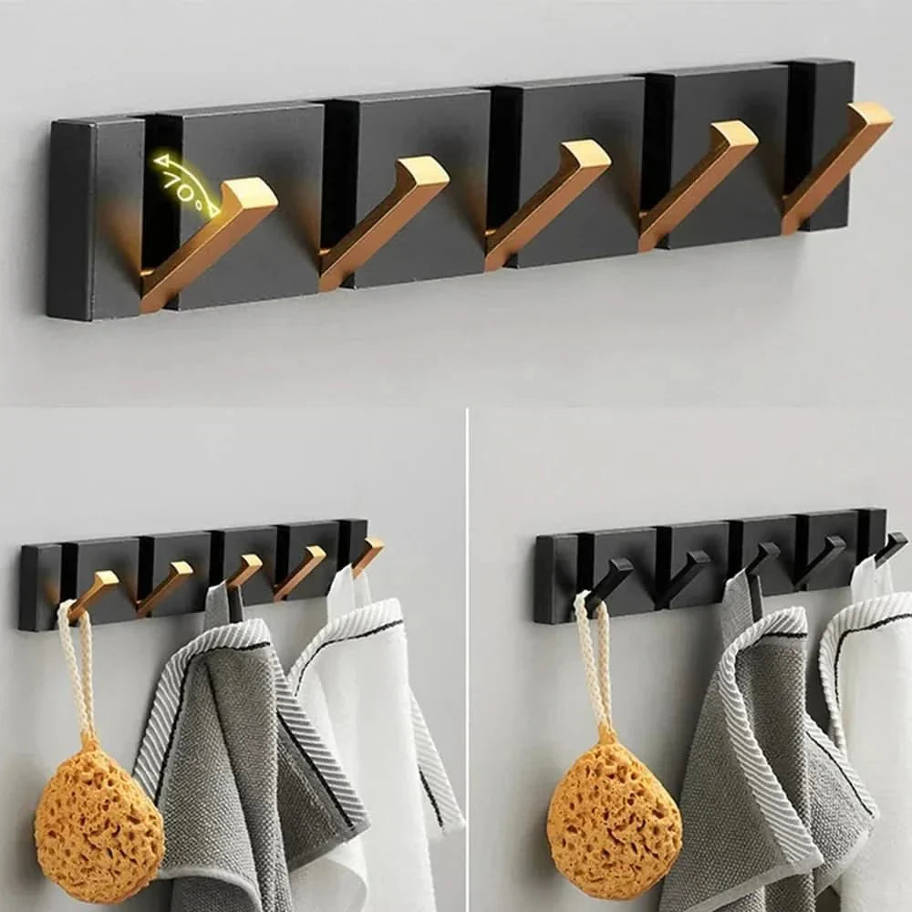 Crochet mural en acier inoxydable élégant – Gain de place & style pour chaque maison
