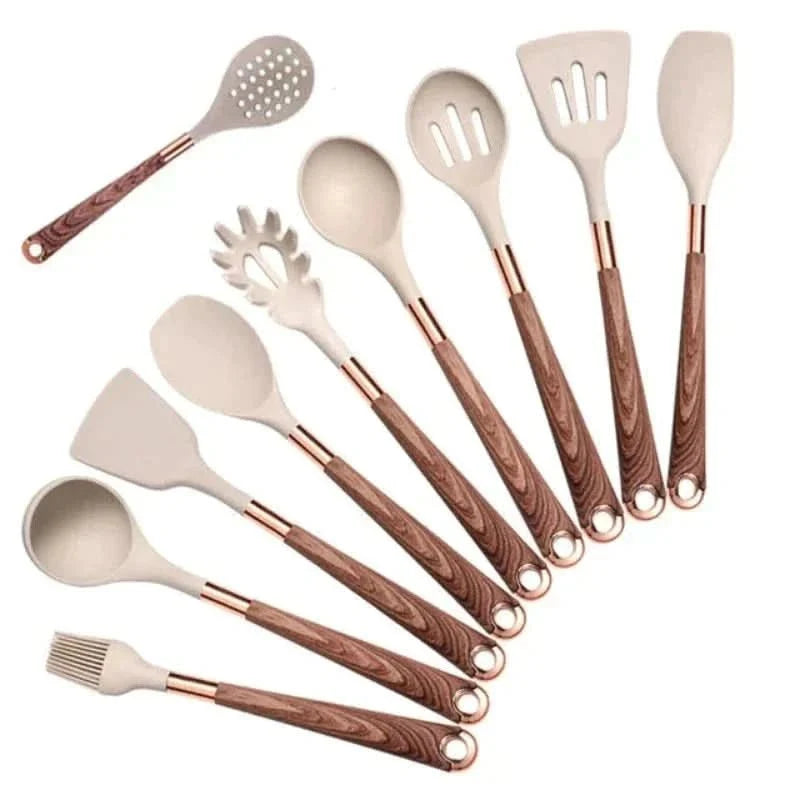 ChefSilica – Ensemble de cuisine premium en silicone de 10 pièces