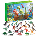 Calendrier de l'Avent Dino – 24 Figurines de Dinosaure à Collectionner pour Enfants