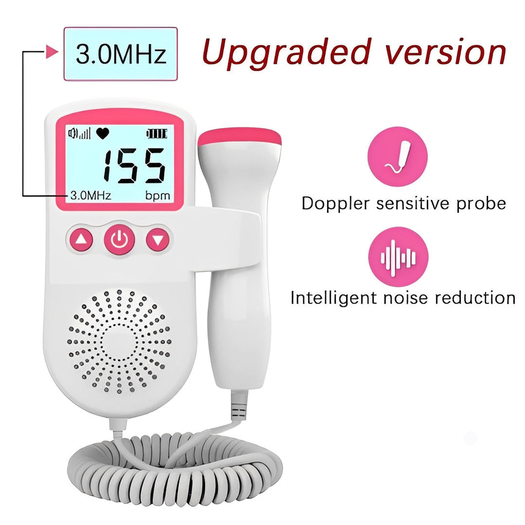 Moniteur Audio Portable pour Bébé avec Écran LCD et Haut-parleur Intégré