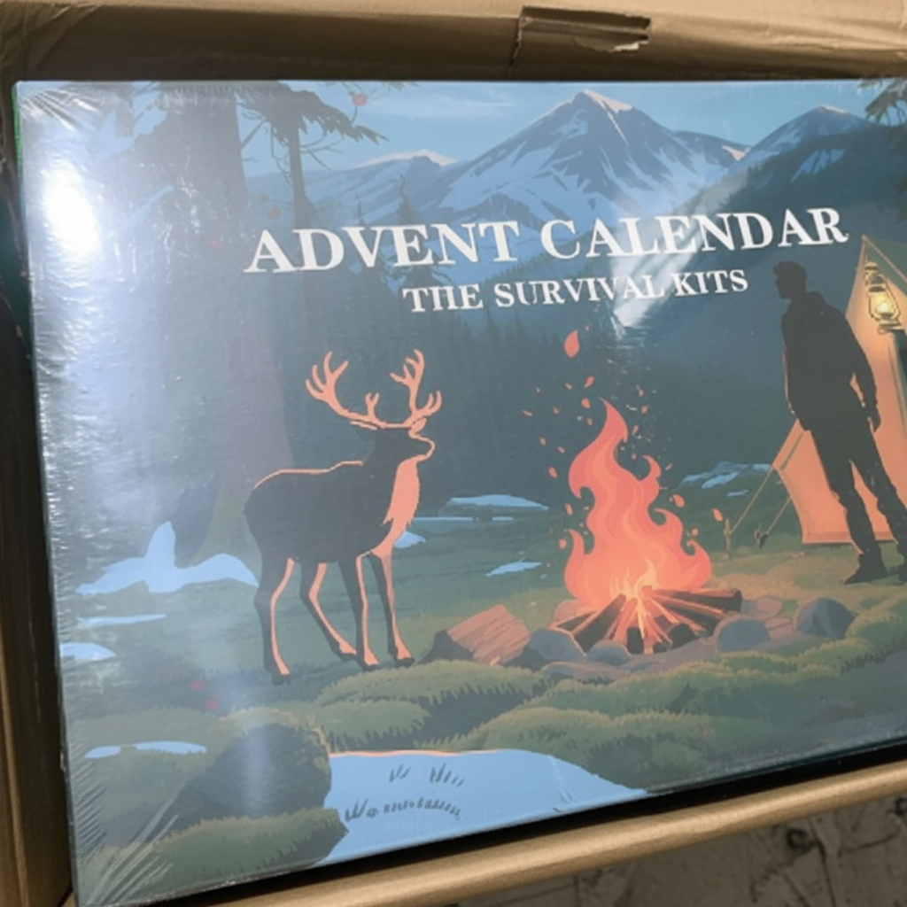 Calendrier de l'Avent Outils – 24 Jours avec Outils de Plein Air et d'Aventure