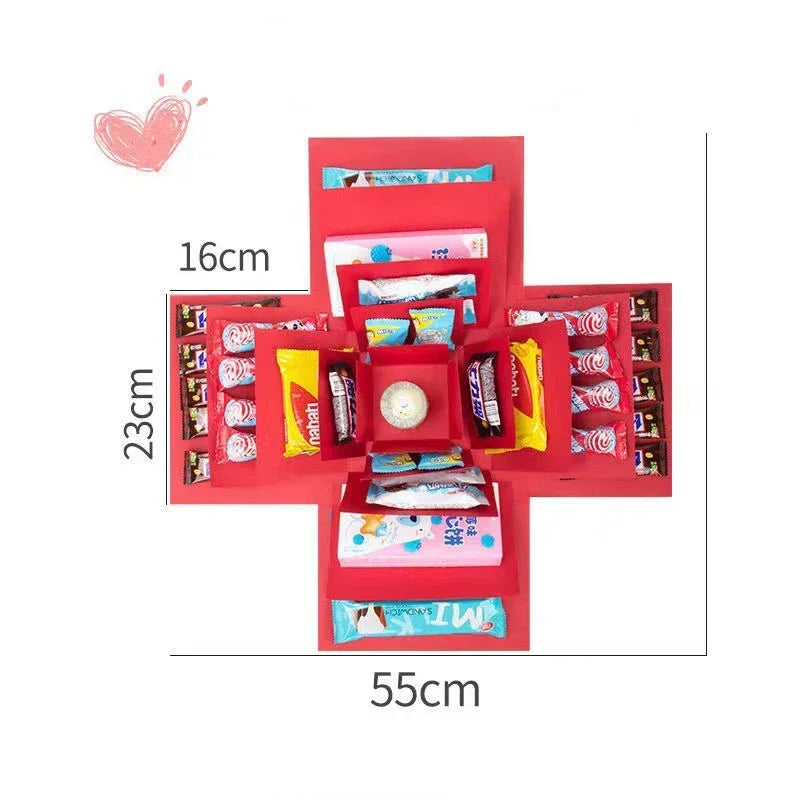 Kit de Boîte Cadeau Surprise Explosion