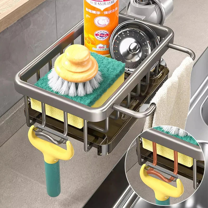 Organisateur de Lavabo en Aluminium
