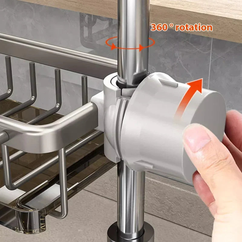 Organisateur de Lavabo en Aluminium