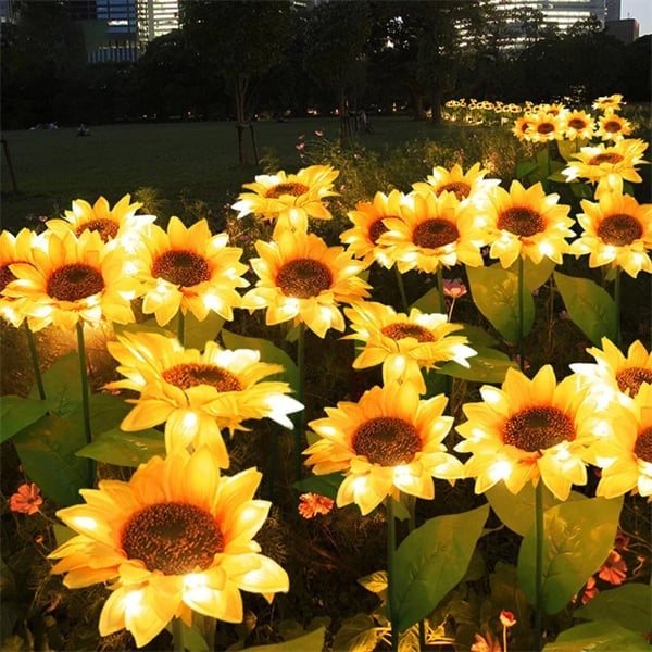 SunBloom - Lampes de Jardin Solaire Tournesol - 1+1 Gratuit