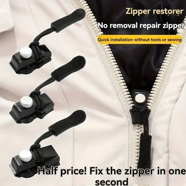 ZipFix – Outil de Réparation de Fermeture Éclair Universel Amovible