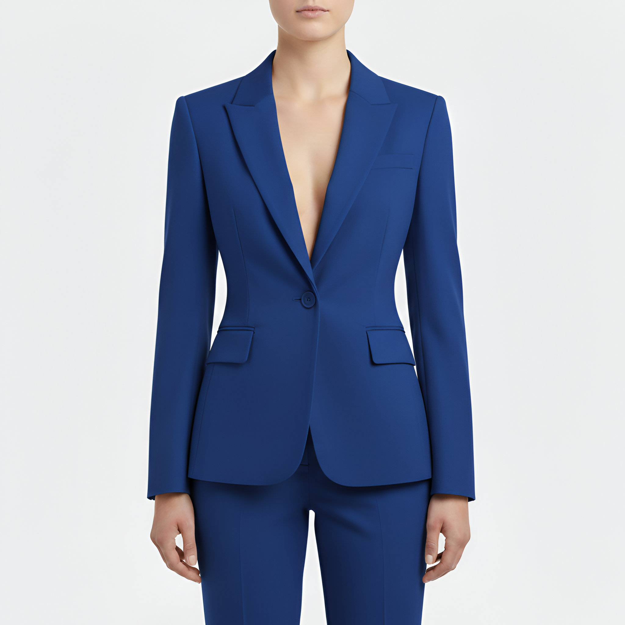 Blazer Femme Ajusté Élégant Structuré