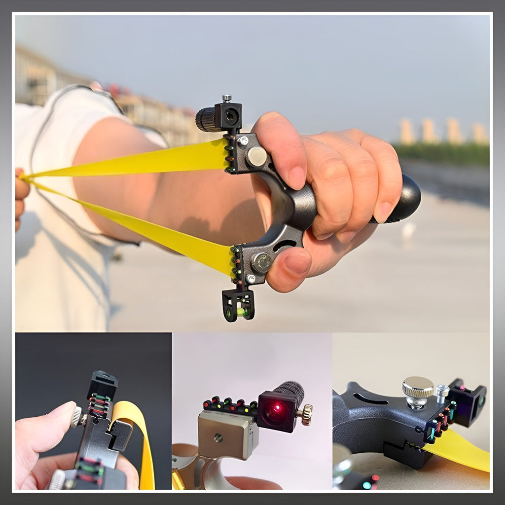 PrecisionSlingshot: Performances Élevées Laser Professionnel Précision Lance-Pierre
