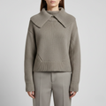 Pull en Tricot pour Femmes, Coupe Architecturale Douce