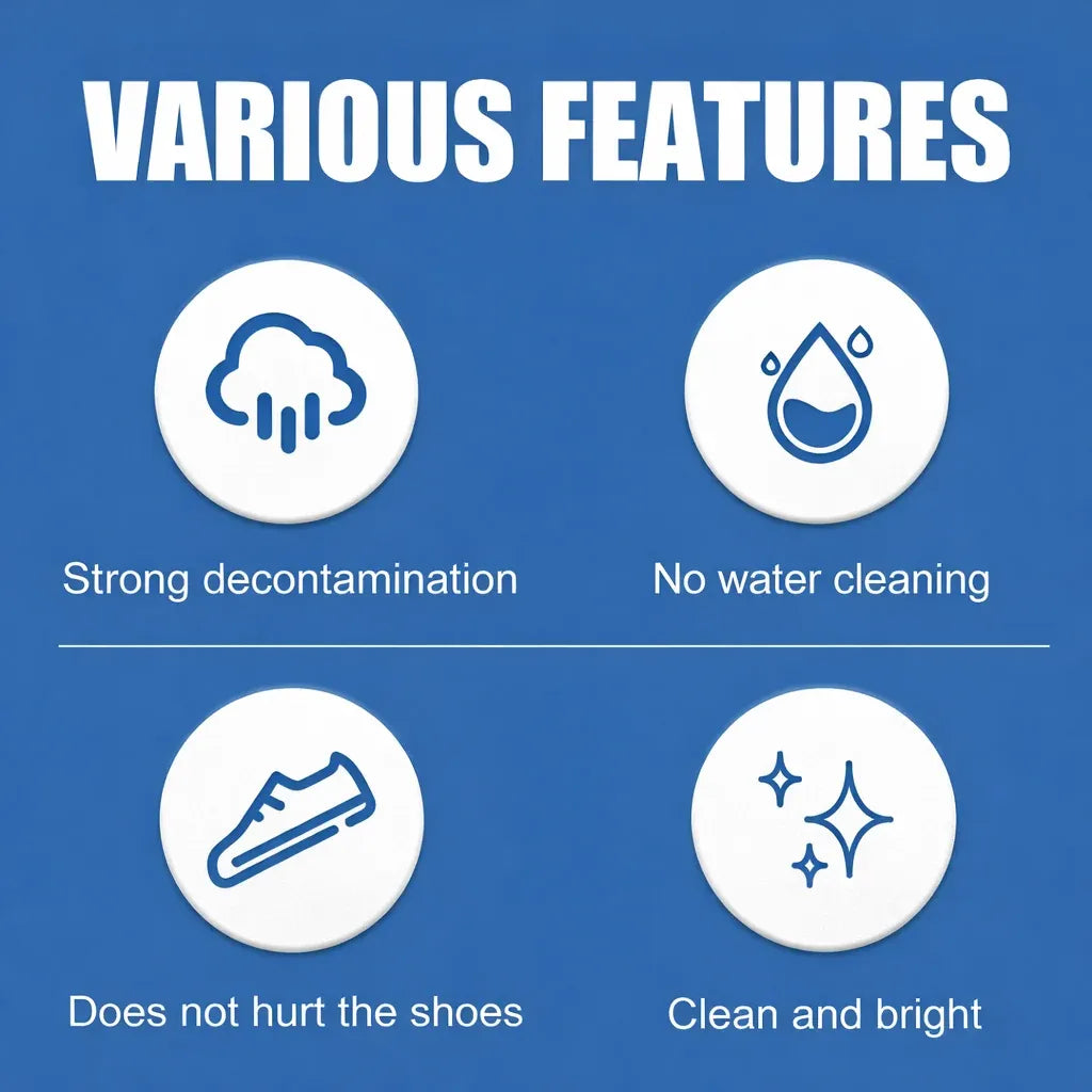 BrightStride™ Crème Nettoyante Profonde — Révélez Instantanément des Chaussures qui Attirent les Regards Partout Où Vous Allez