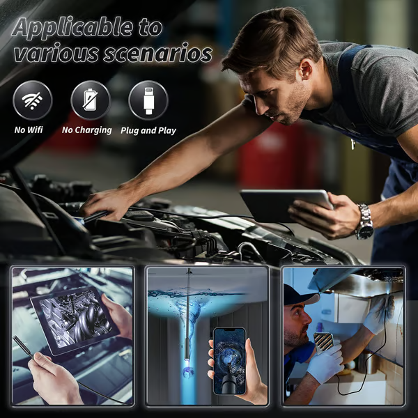 ZoomWand – Caméra d'inspection portable compatible avec les téléphones