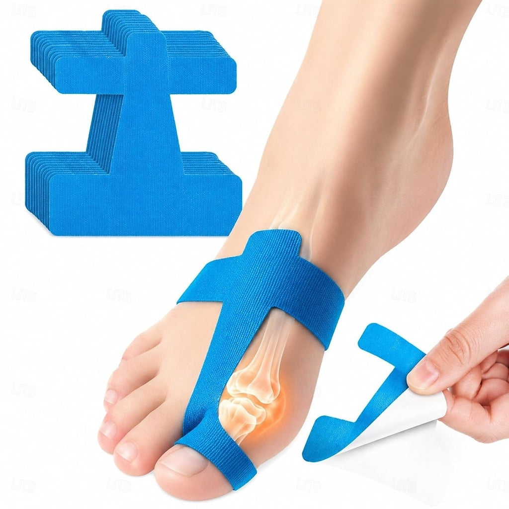 ToeBandage : Ensemble de Bandage de Soutien pour un Alignement Confortable des orteils