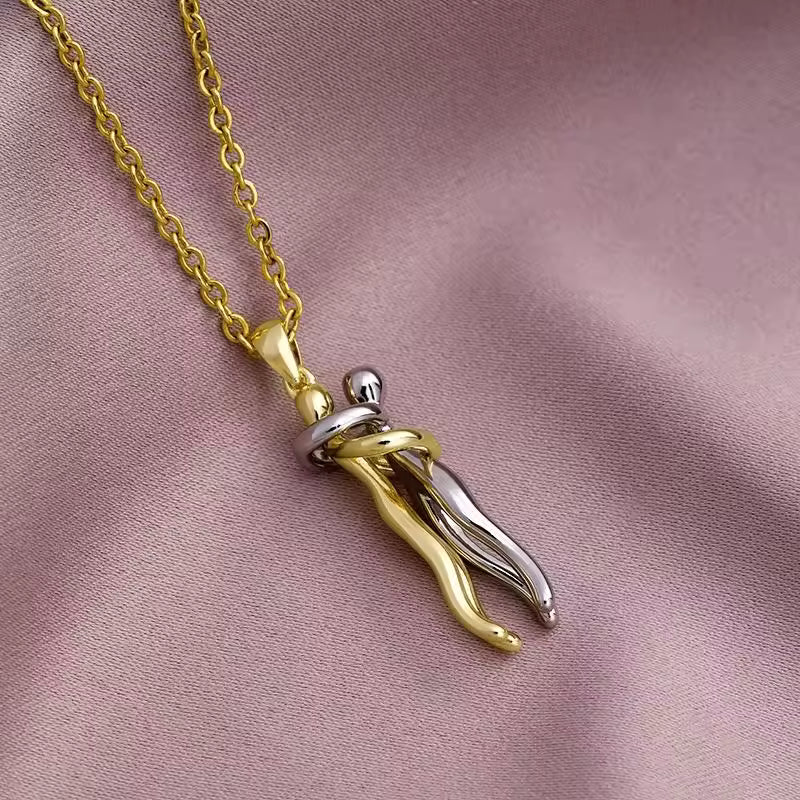 Jewelance™ HugNecklace 1+1 GRATUIT - Collier Éléguant Symbolique à Porter au Quotidien