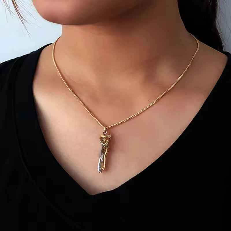 Jewelance™ HugNecklace 1+1 GRATUIT - Collier Éléguant Symbolique à Porter au Quotidien