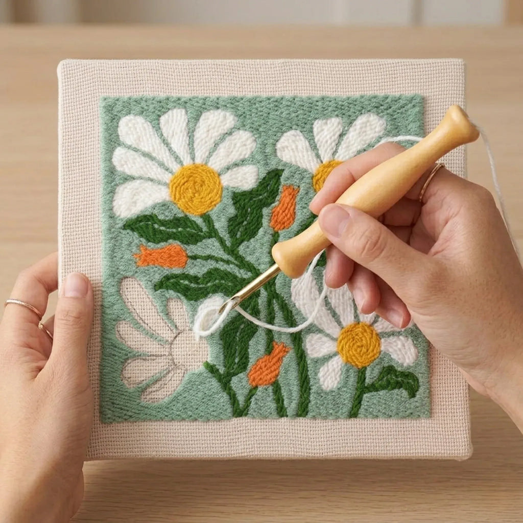 BloomThread™ Édition Carrée — Créez de l'Art Douillet et Coloré Qui Réchauffe Votre Âme