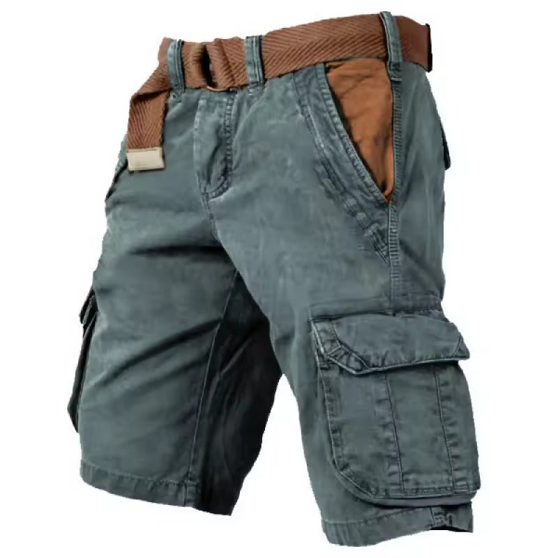 WanderSchmiede Fracht – Shorts Cargo Robustes pour Hommes Pour l'Extérieur & le Quotidien