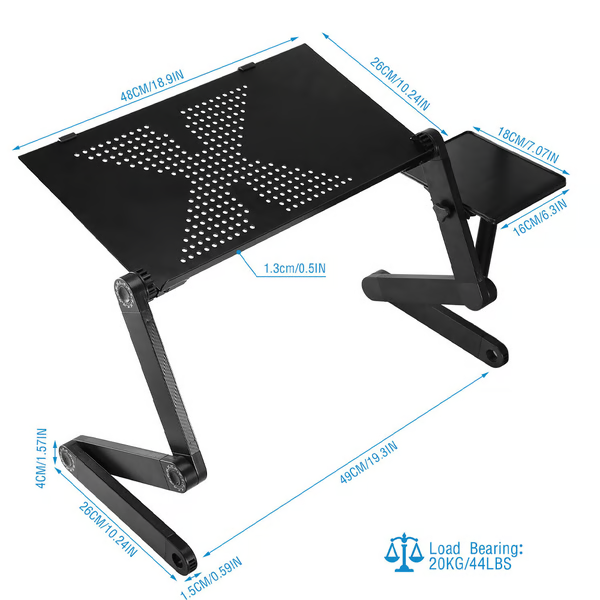 Support d'ordinateur portable ergonomique 360° – FlexStand