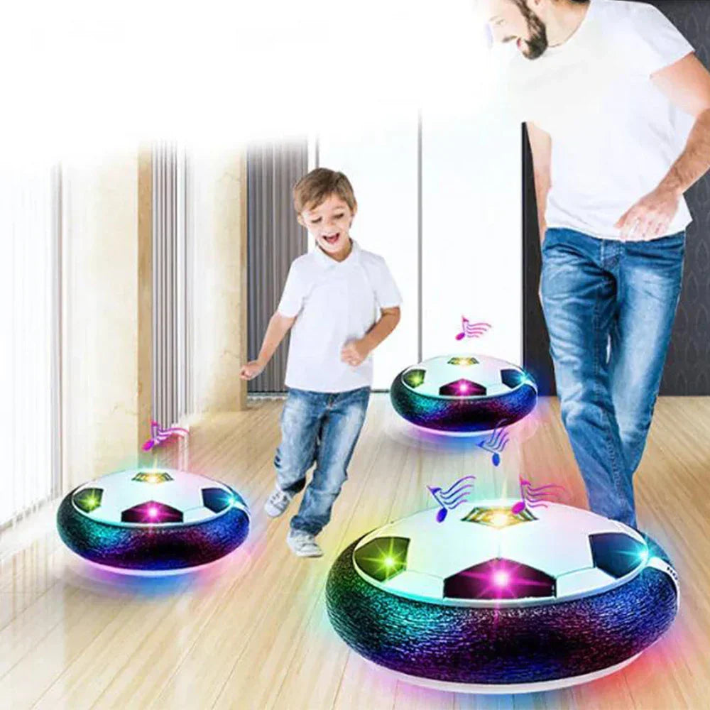 Ballon de Football Flottant avec LED et Musique - Jouet Sportif Interactif