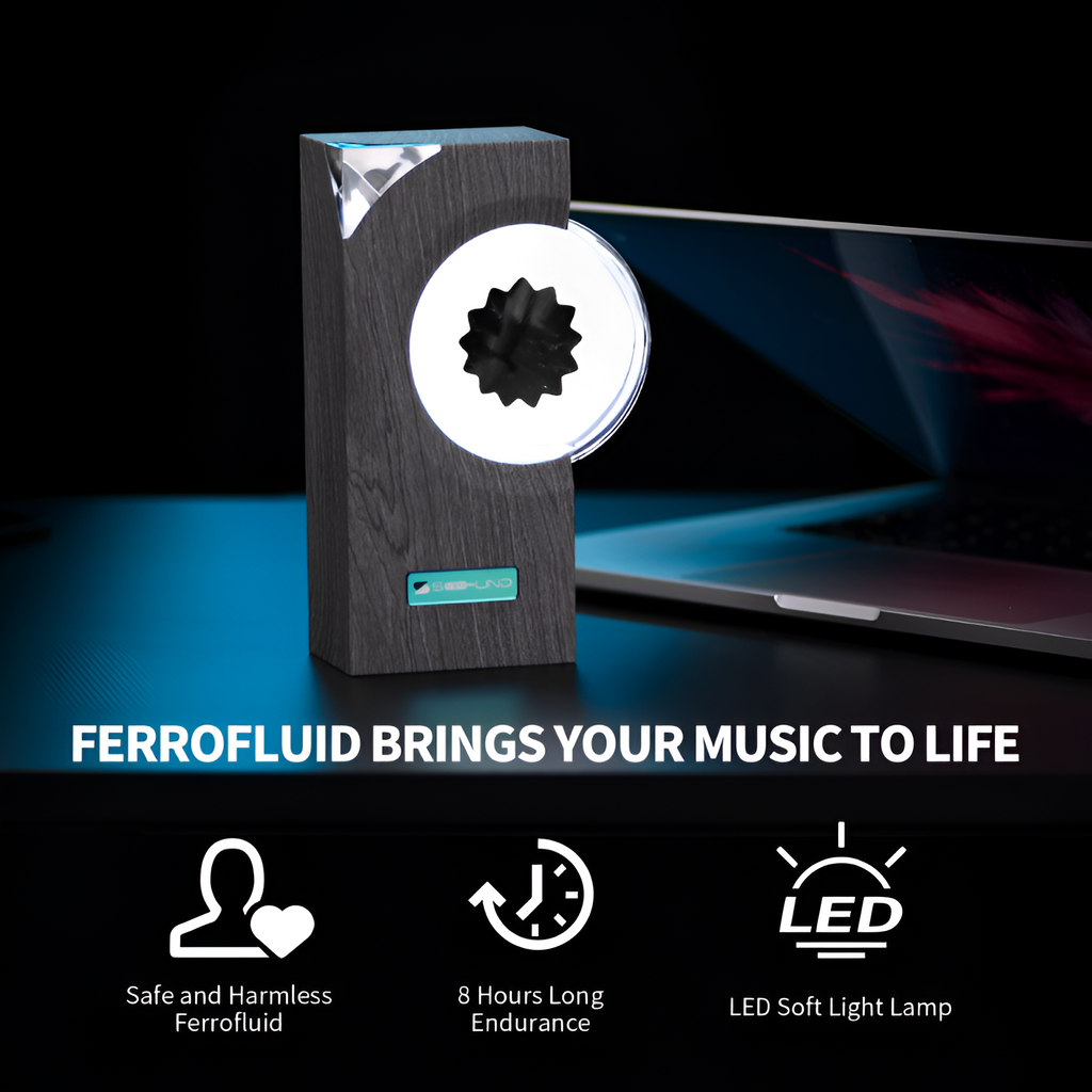 Visualiseur de Son Ferrofluidique Interactif pour les Passionnés de Musique