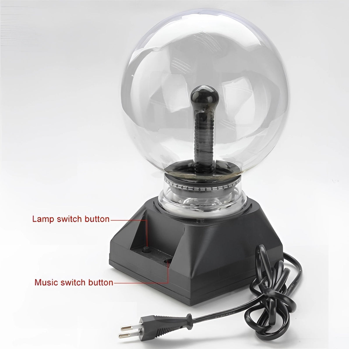 Lampe Plasma Interactive pour Décoration d'Intérieur Activée par le Toucher