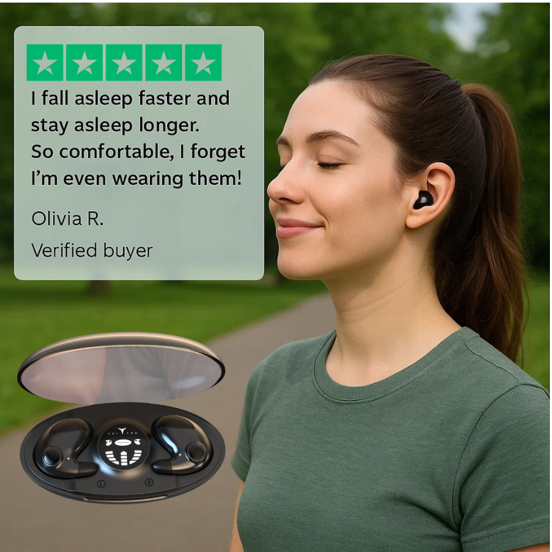 Casque de Sommeil Sans Fil Invisible pour Nuits Paisibles